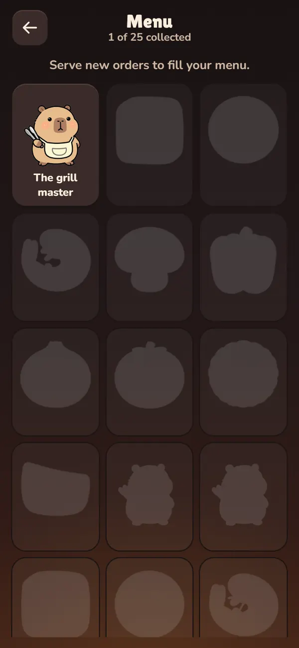 The menu collection